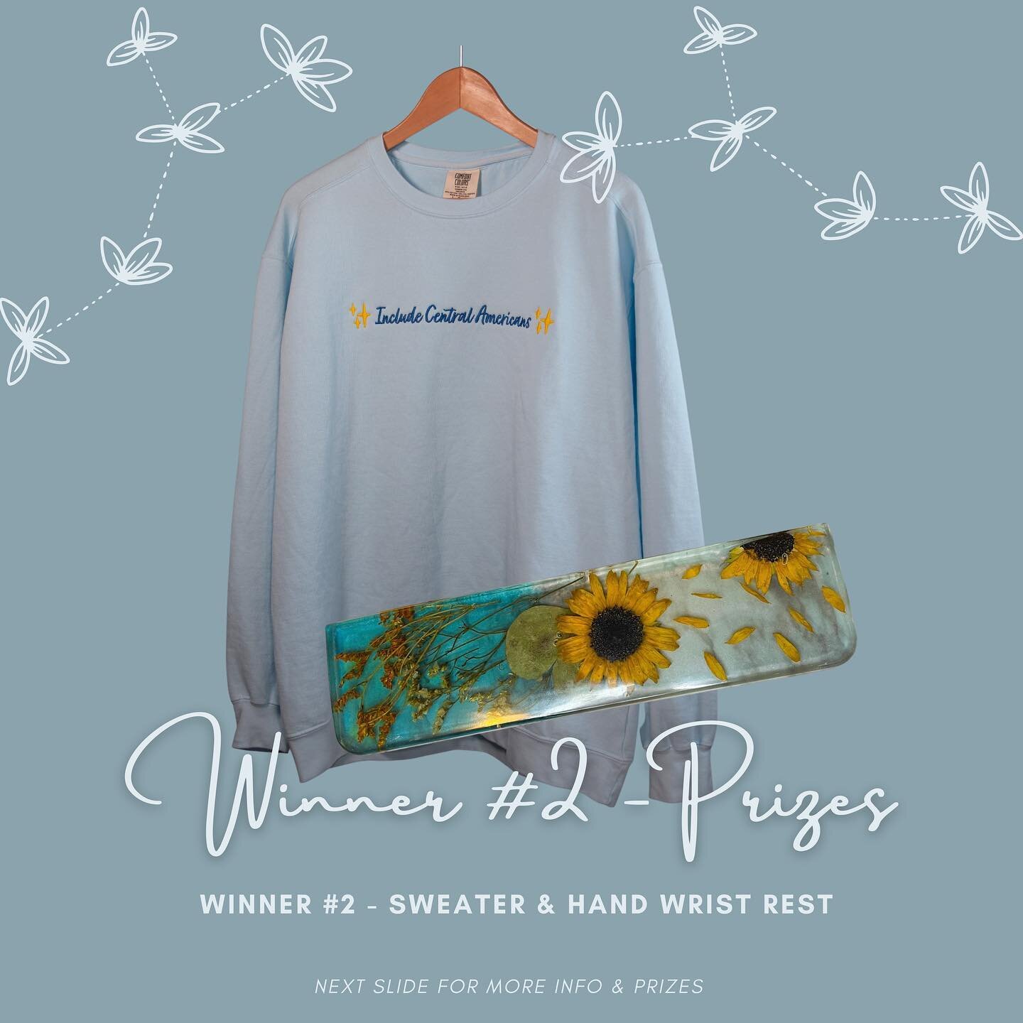 ✨Raffle✨

Winner #2 Prize:

 Sweater &amp; Hand Wrist Rest by @myflowerspath.shop 

✨ HOW TO ENTER ✨

$5 FOR EACH ENTRY

🎙 Send your entry to our Venmo with your social media Username (IG or TW) as a comment. 

🎙 You can enter multiple times

🎙 If