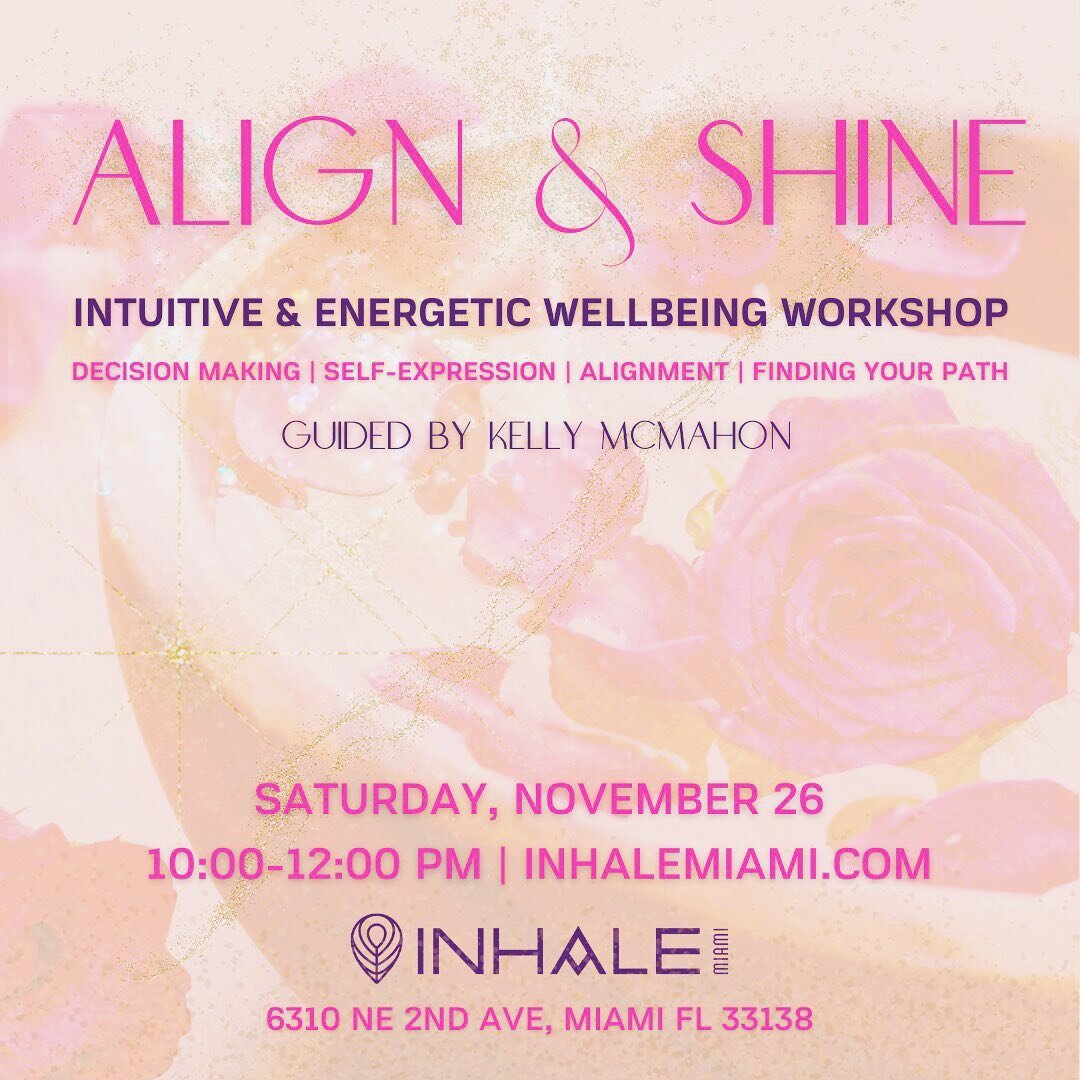 Want to add ease to your gratitude list this Thanksgiving? 🙌

Discover how aligning your decisions and actions with your inner light, can help you&nbsp;create a radiant and purpose-filled path ahead!&nbsp;💫

In this workshop, learn how to shift fro