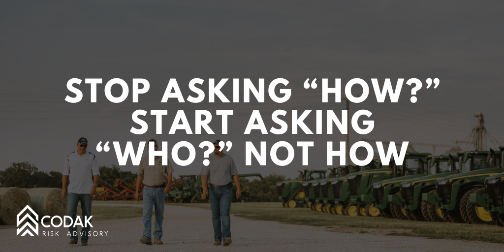 Day 4: Who Not How – Stop Asking “How?” Start Asking “Who?”&nbsp;