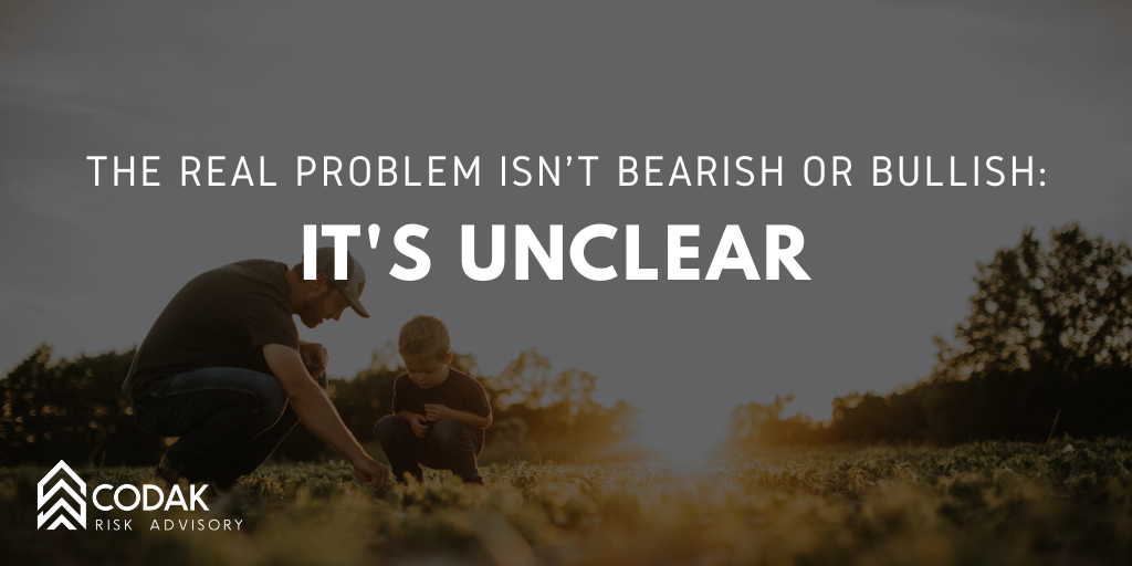 The Real Problem Isn't Bearish or Bullish: It's Unclear&nbsp;