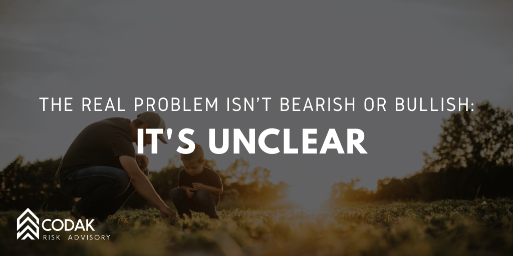 The Real Problem Isn't Bearish or Bullish: It's Unclear&nbsp;