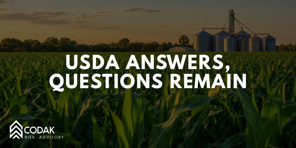 USDA Answers, Questions Remain