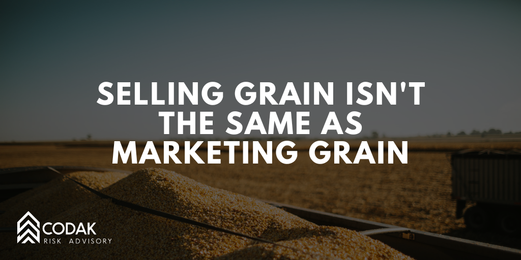 Selling Grain Isn't the Same as Marketing Grain&nbsp;