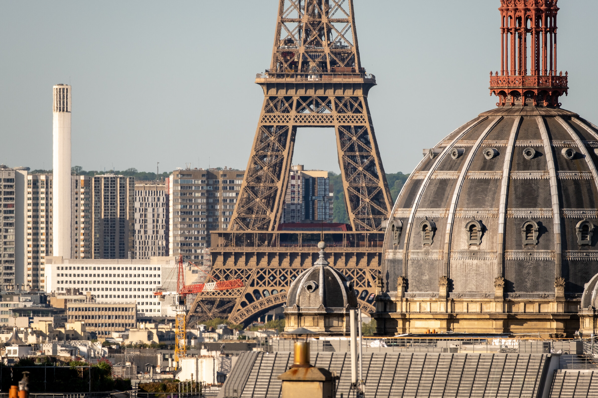 Through the Eiffel tower