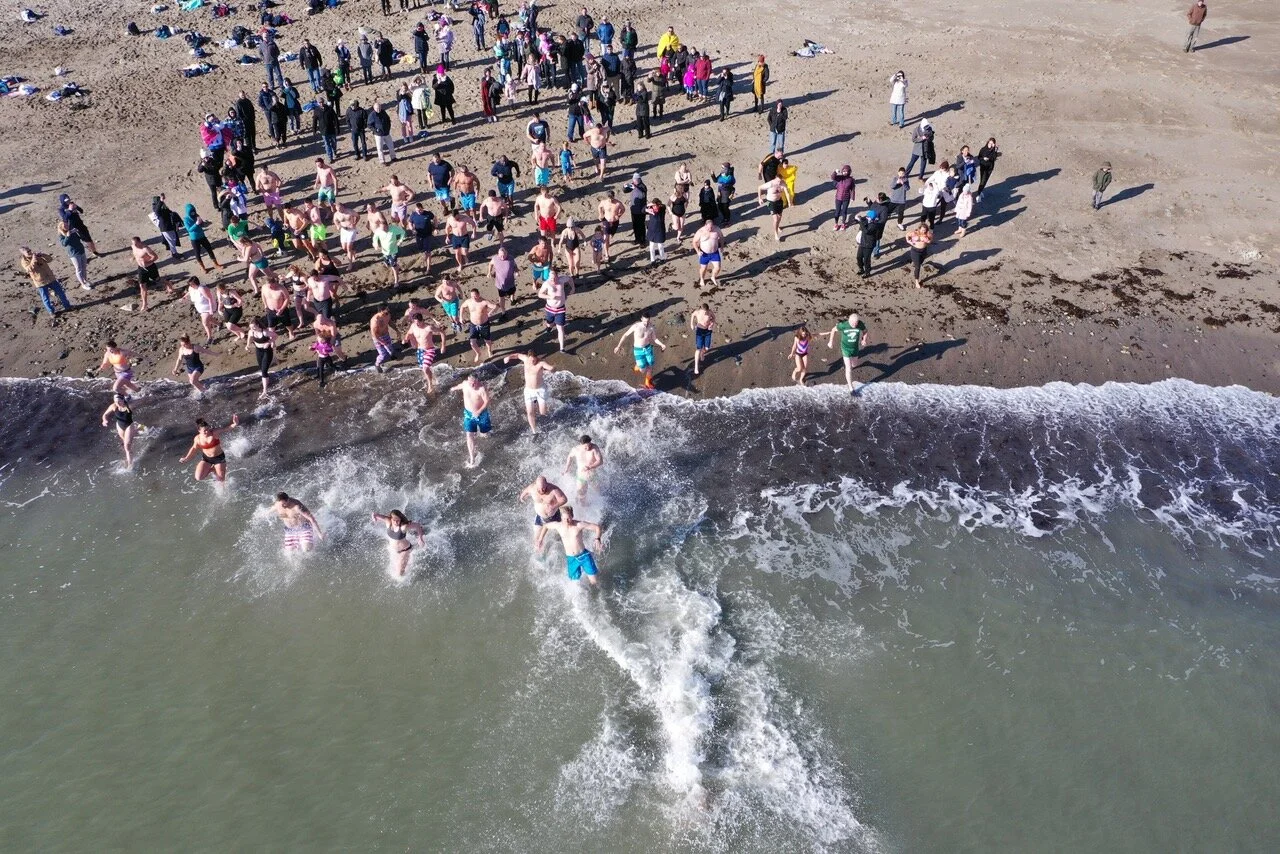 Taking the plunge for a cause, and to honor a friend