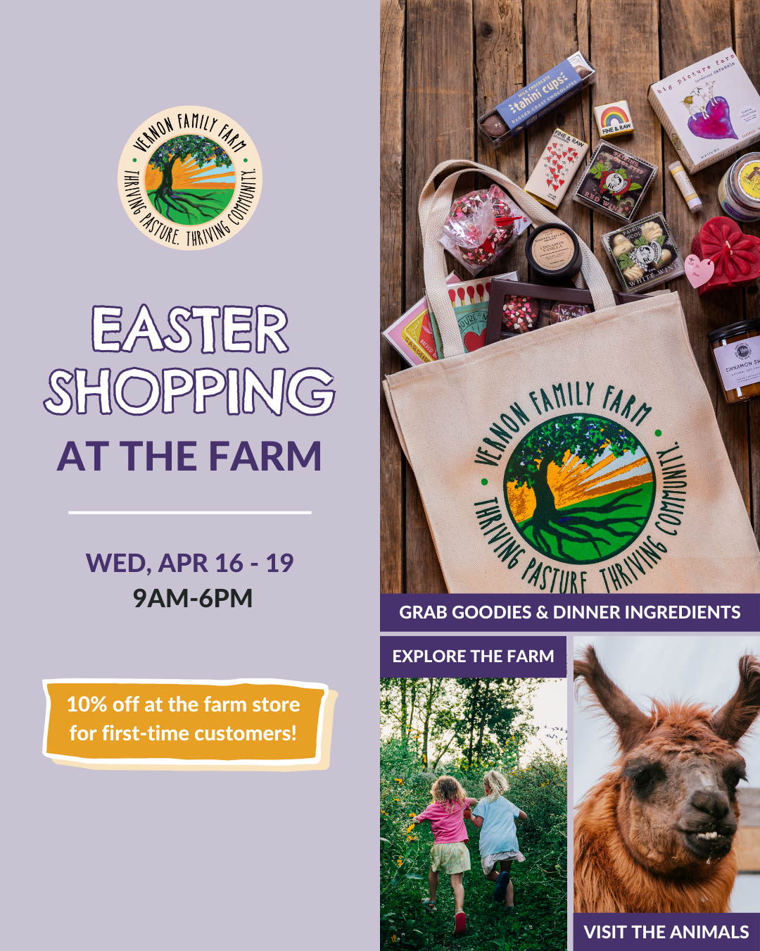 EASTER SHOPPING AT VFF
