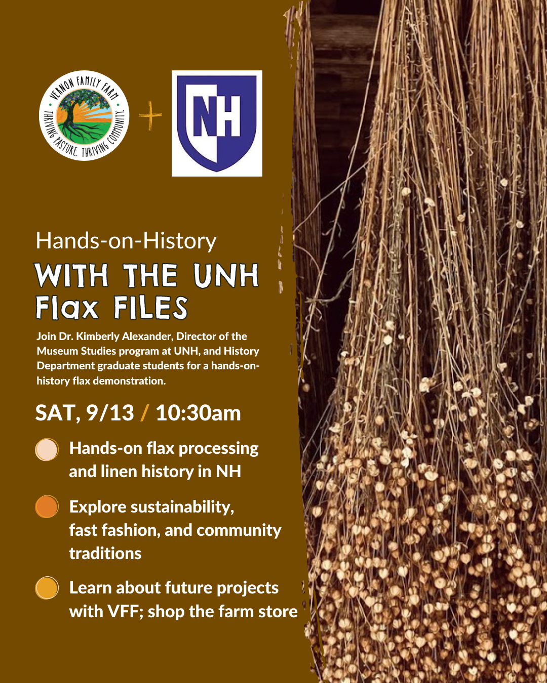 Hands-on-History with the UNH Flax Files