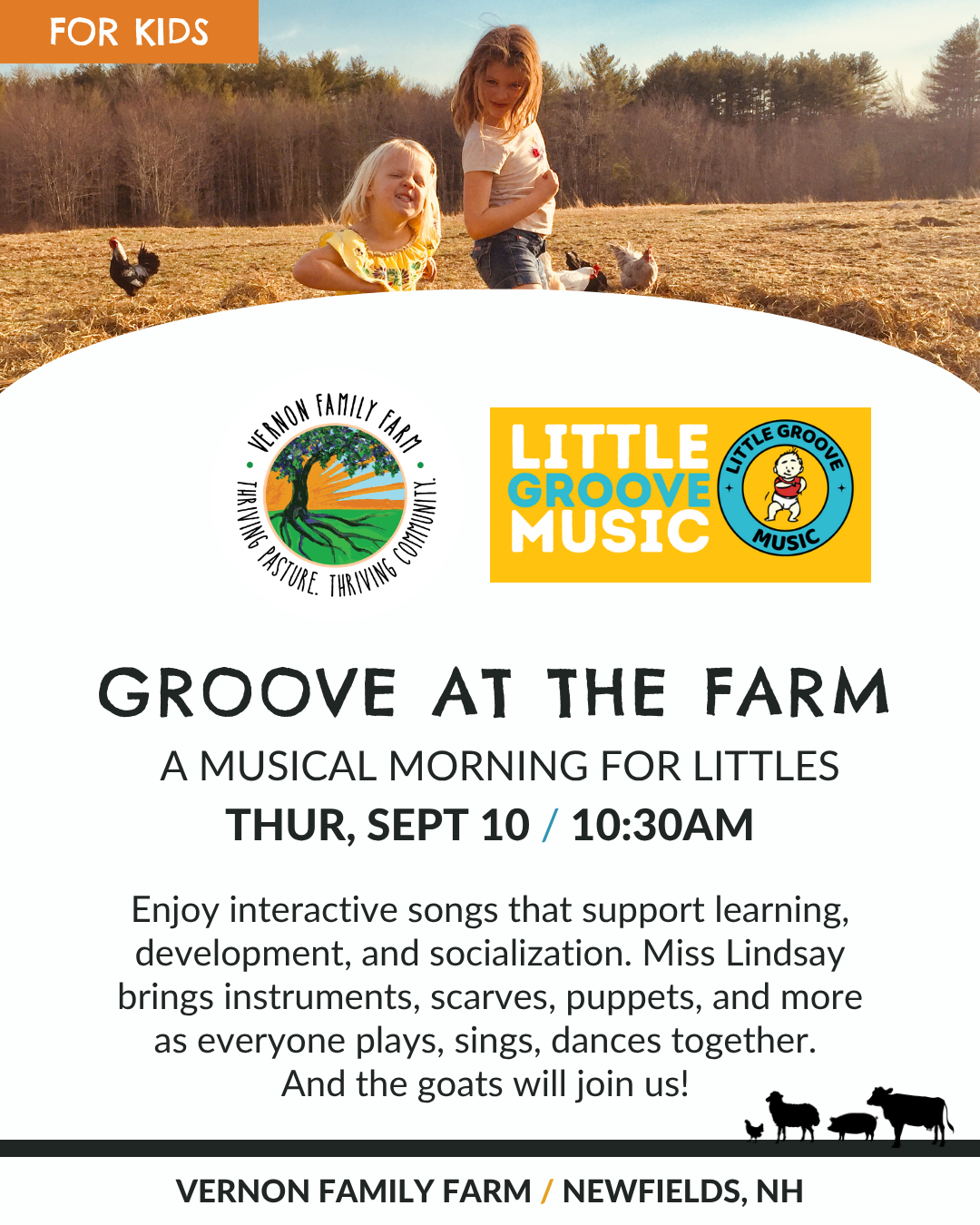 GROOVE at the Farm | A Musical Morning for Littles 