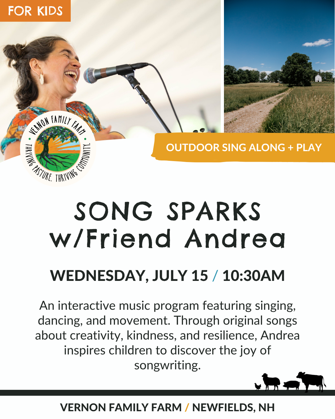 SONG SPARKS w/Friend Andrea 