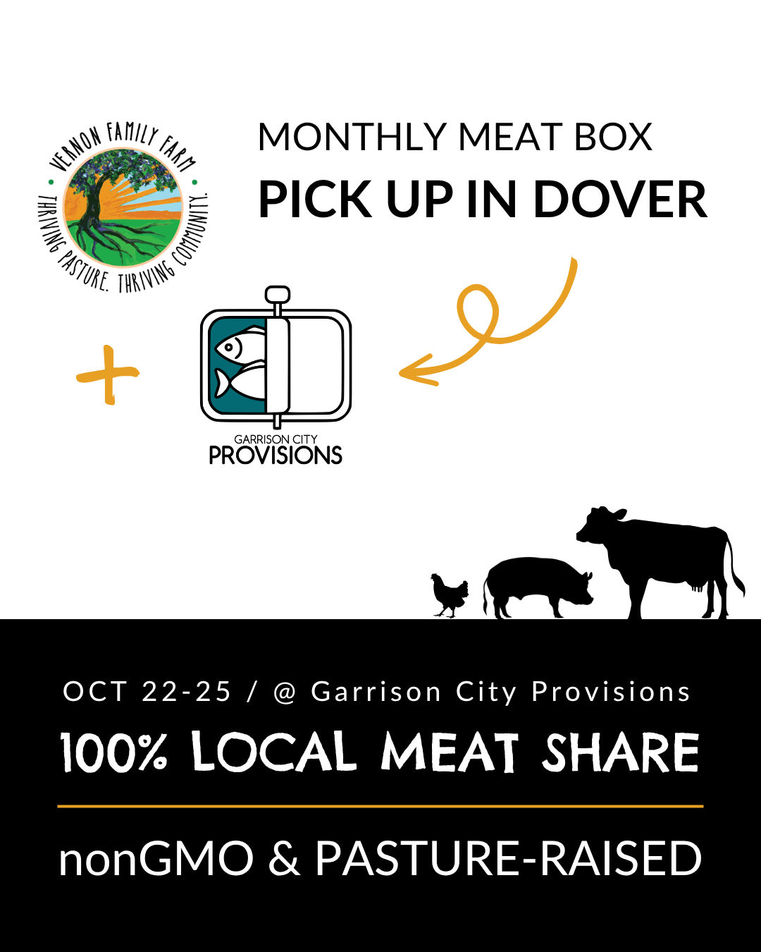 OCT | Meat Box Weekend @ Garrison City Provisions