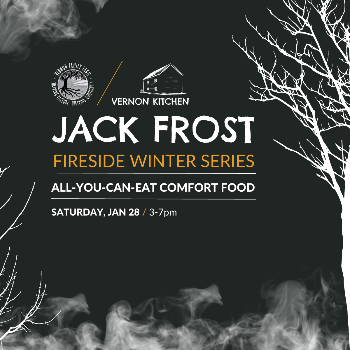 Fireside Outdoor Winter Event 1/28/2023 Vernon Family Farm