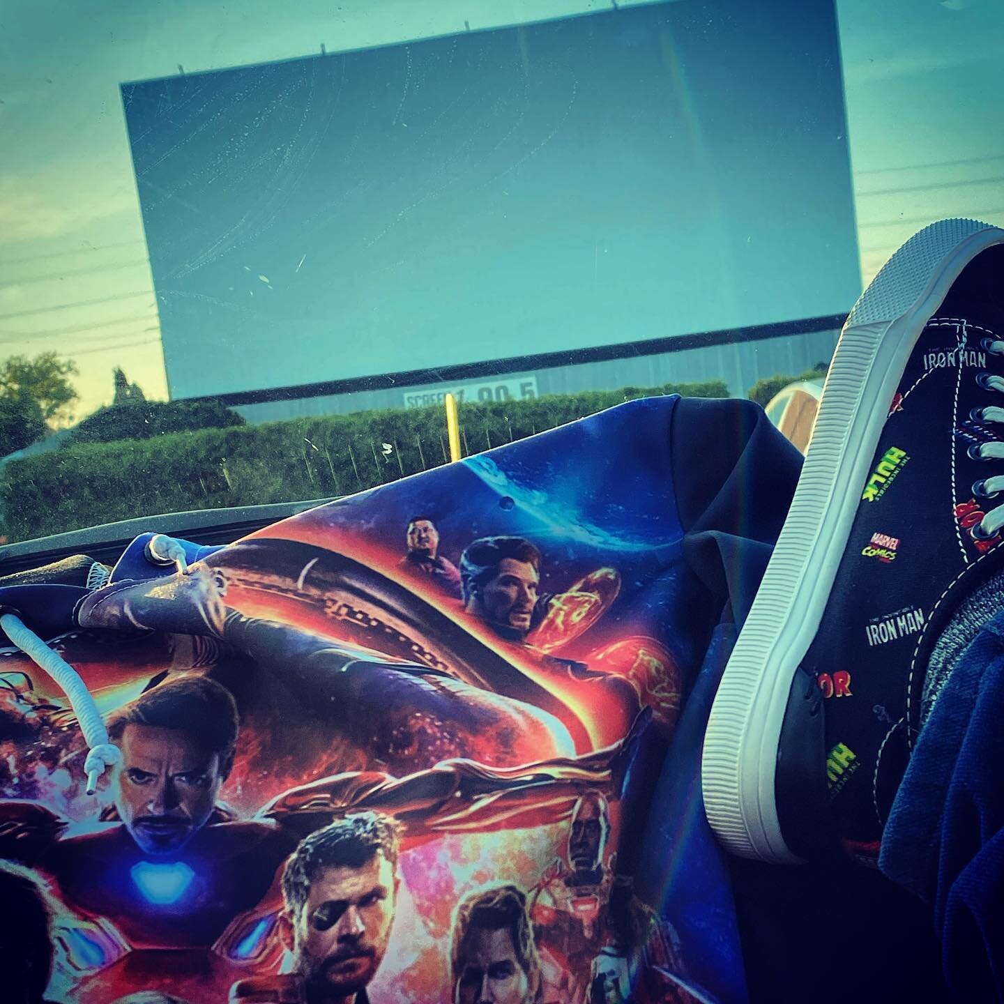 This is how you watch a Marvel movie!!! 🍿🎥 🚗 NERDS FOR LIFE!!! 🤓 🦸🏽&zwj;♀️🦸🏽&zwj;♂️