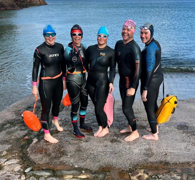 Glorious crystal clear waters of #hopecovebeach 
A fresh swim across the bay and back with some great swimmers.
Where are you swimming next?