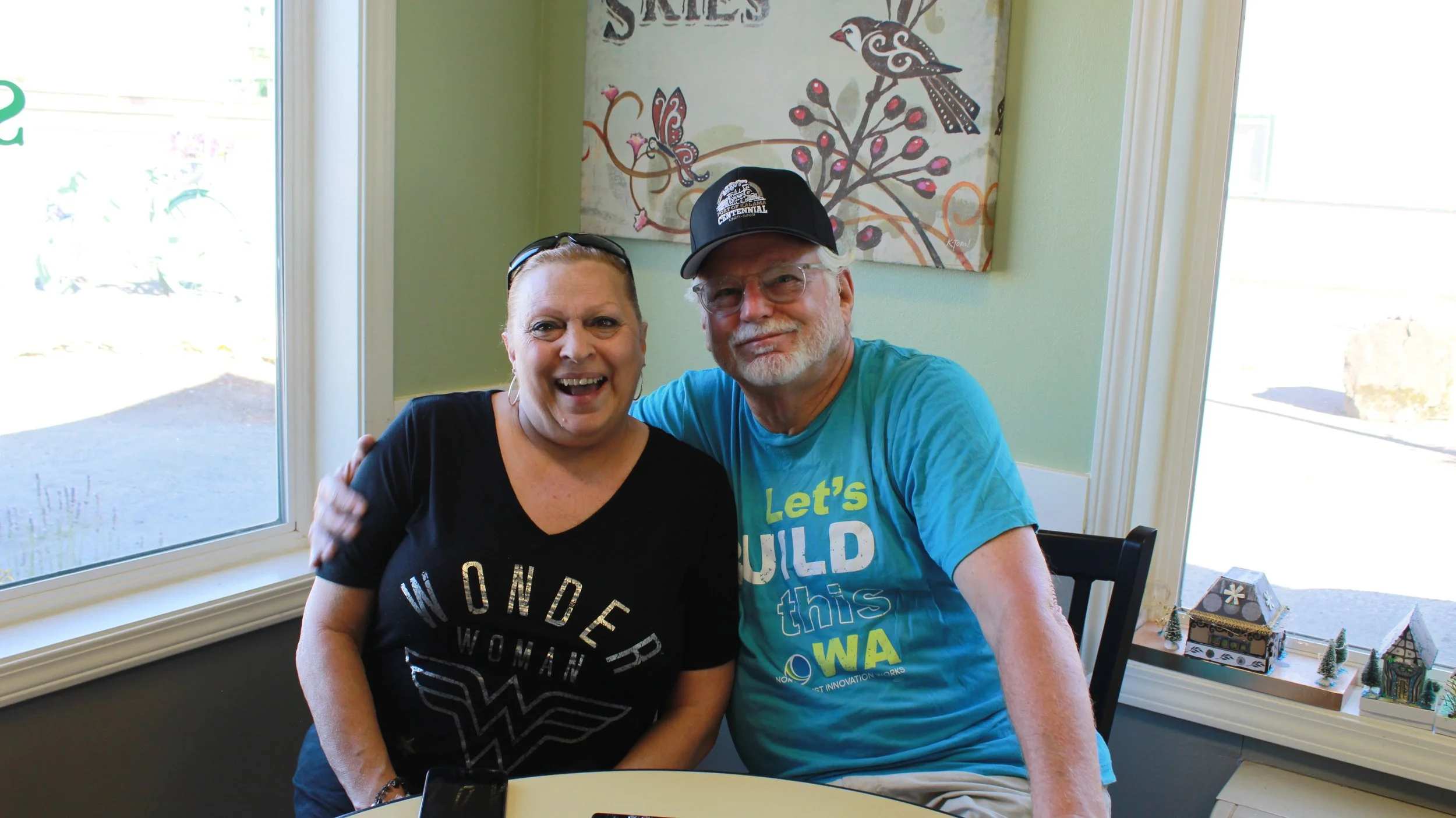 Maria Walton and Jim Bain