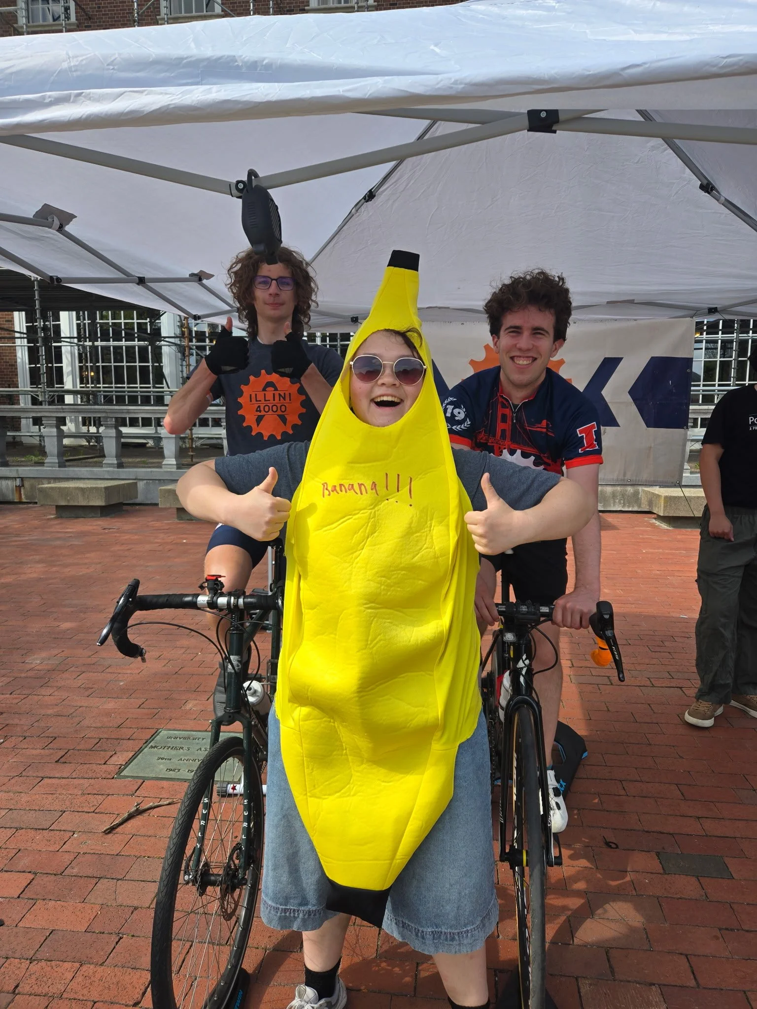  Banana!?!?! (from left to right: Anthony, Ren, Cole) 