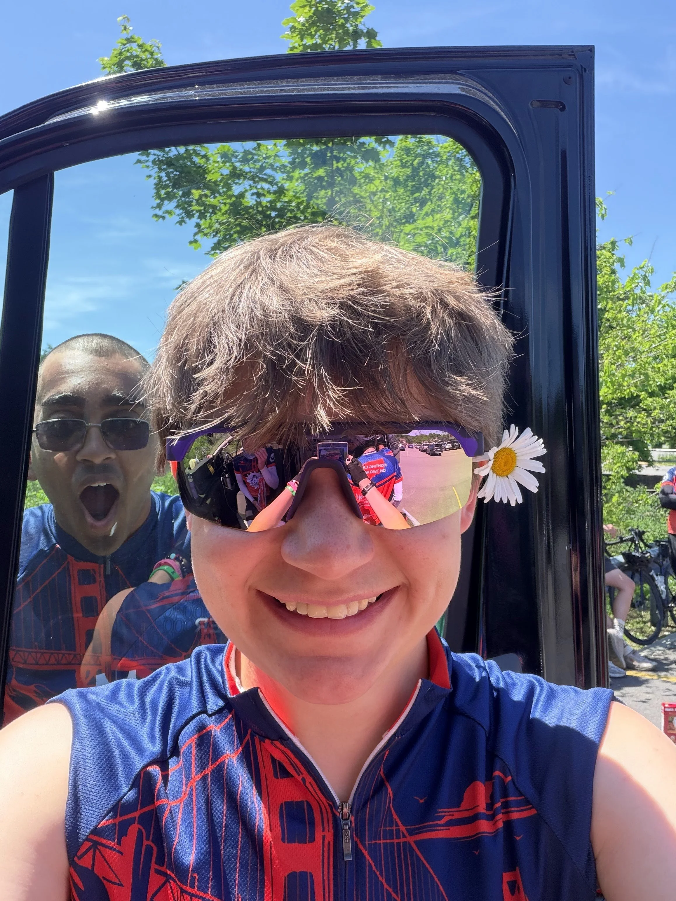 Maaike gaining flower power. 