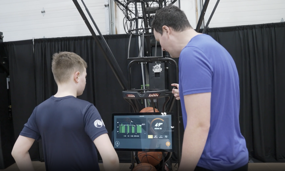 Beta testers trying out a new version of a machine