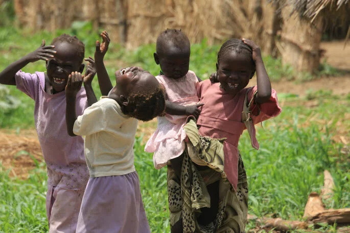 Kurmuk Girls Playing.JPG