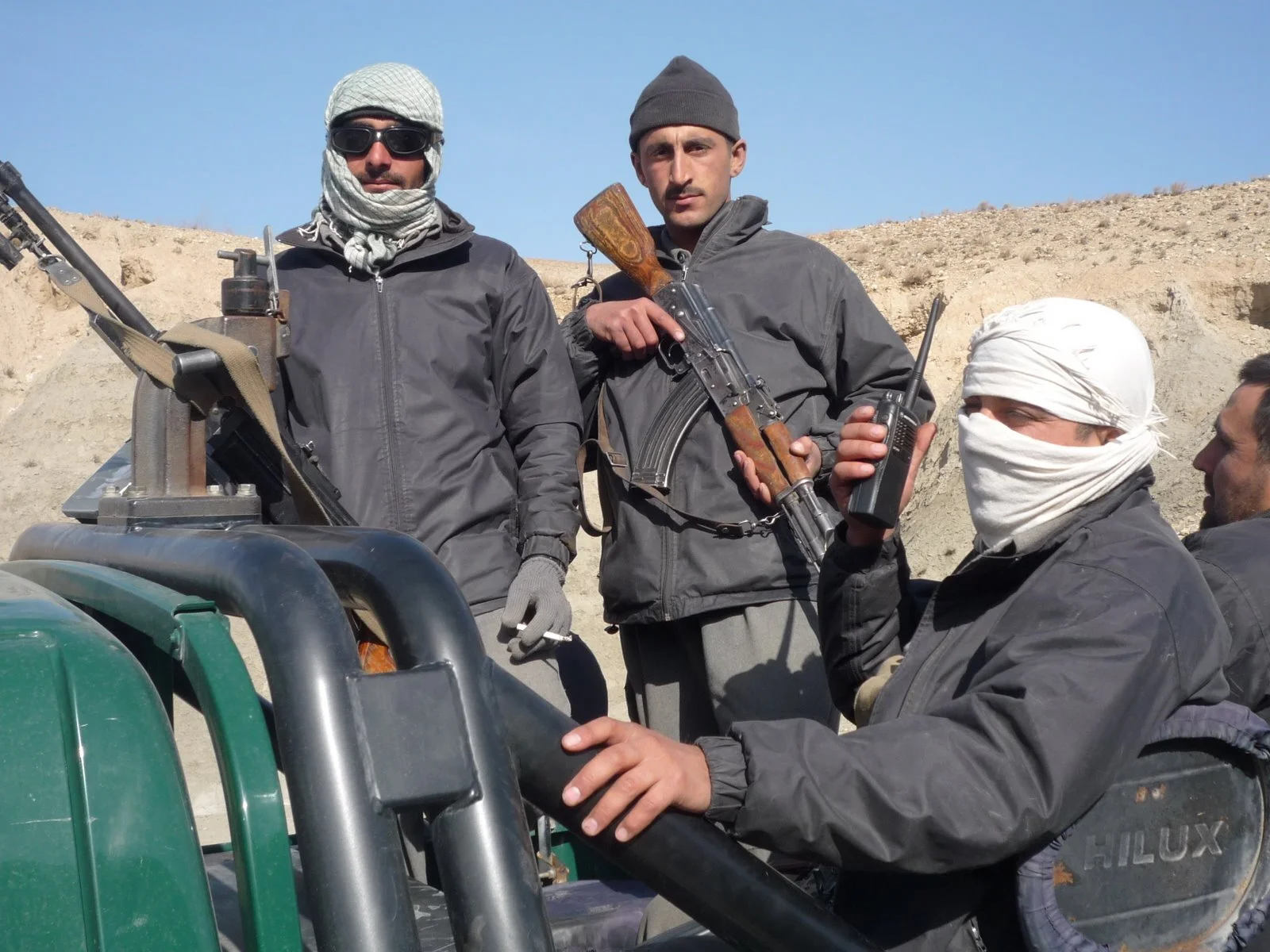 Afghanistan Guys in Truck.JPG