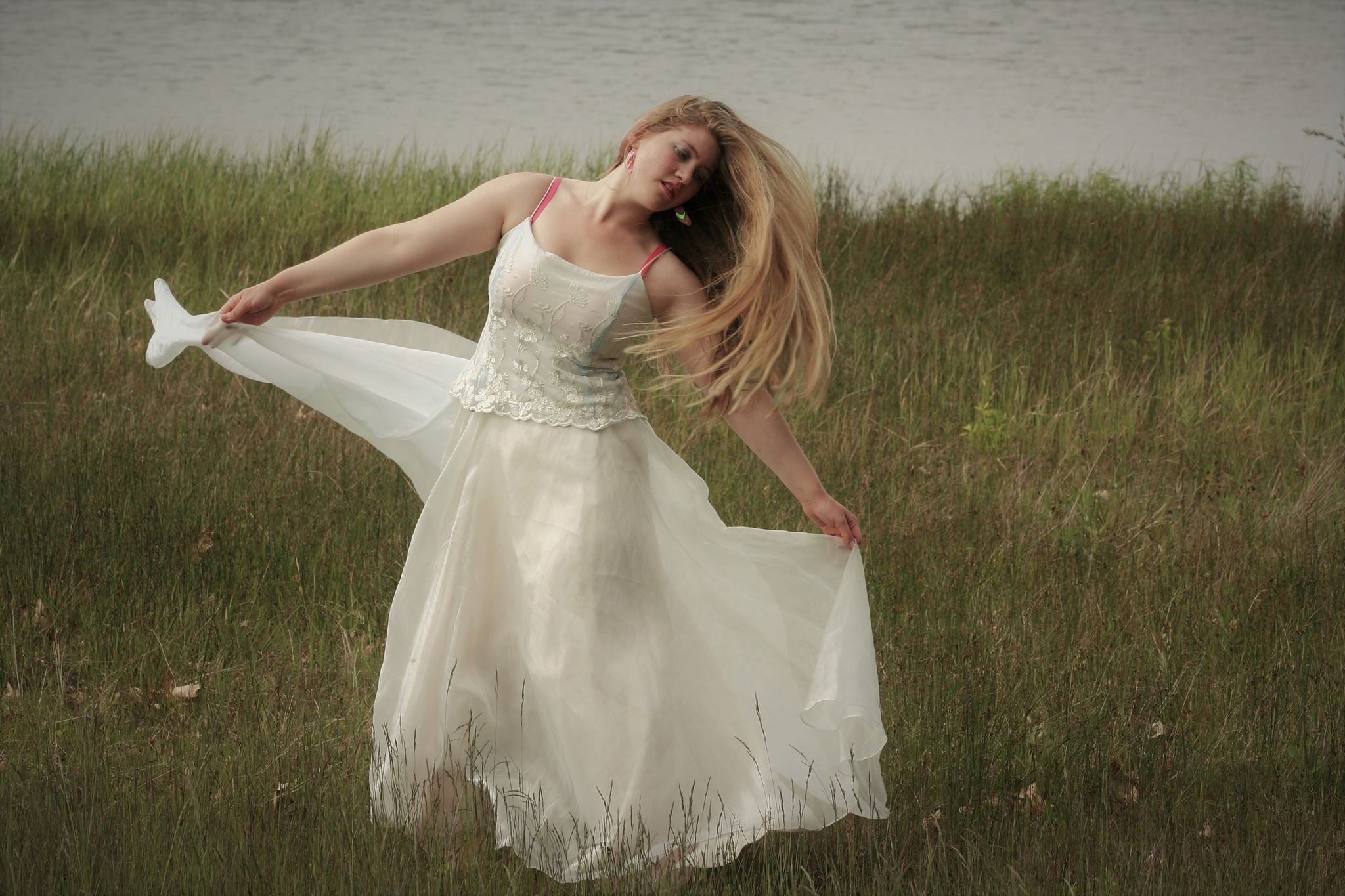 windy blue and white dres shot in field.jpg