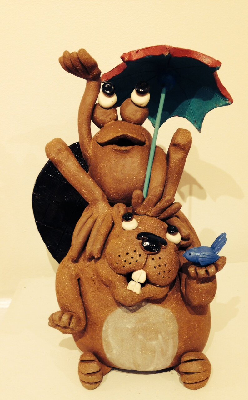 Frog Beaver Umbrella.JPG