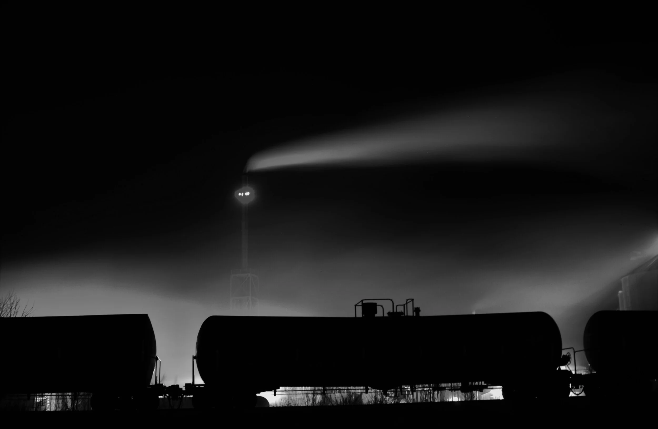  Tanker railroad car at an ethanol plant just outside of Luverne, Minnesota. 