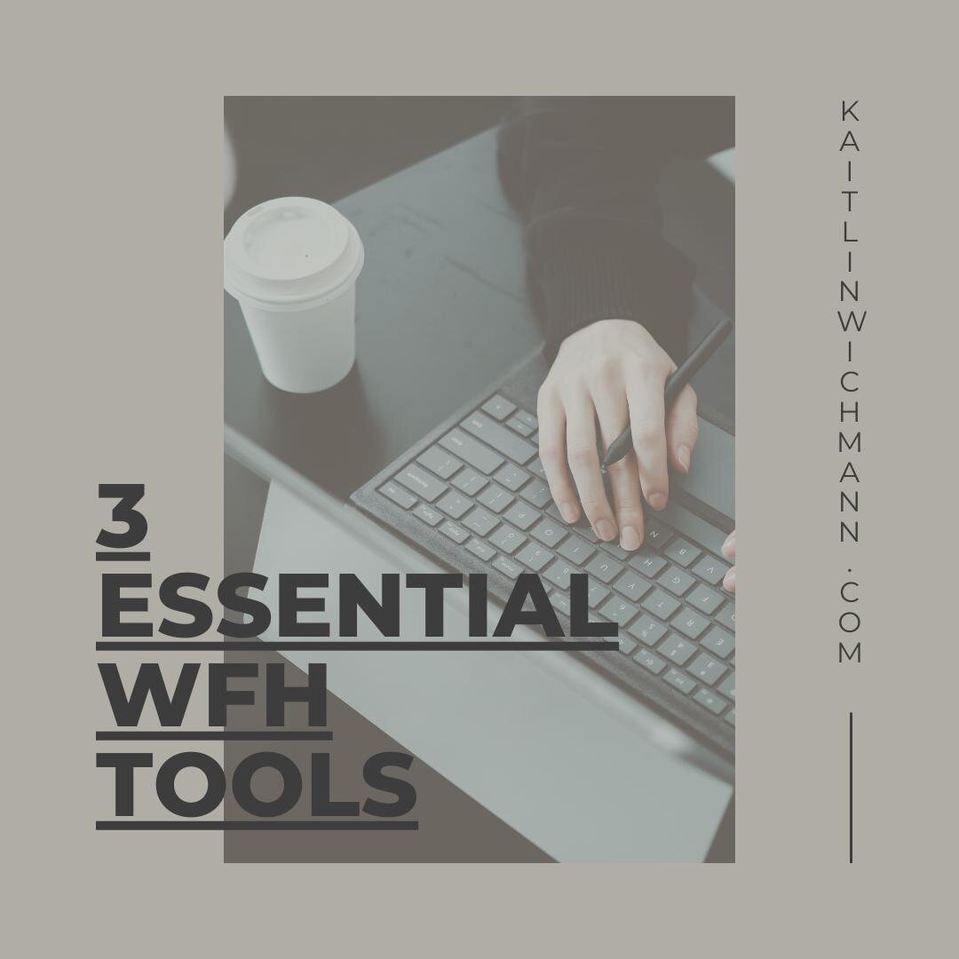 New Blog Post! ✨ Link in bio.⁠
⁠
Three {simple yet essential} tools YOU NEED to increase productivity when working remotely.