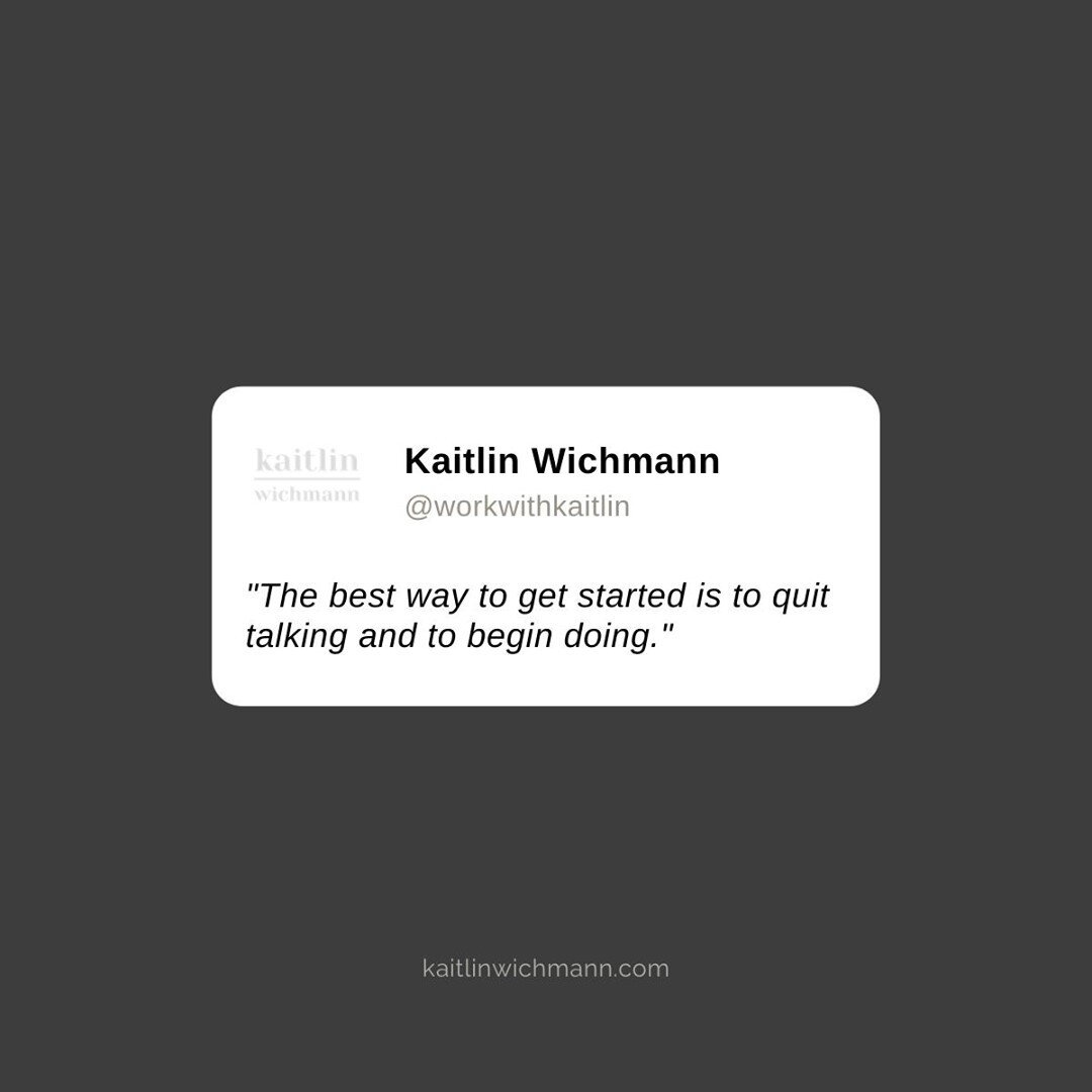 Any guesses who this quote is by? 🤔⁠
⁠
Do you spend all your time THINKING about great ideas, but have trouble putting those ideas into action? I know I do! ⁠
⁠
The only way you can improve is by doing and learning from your mistakes.