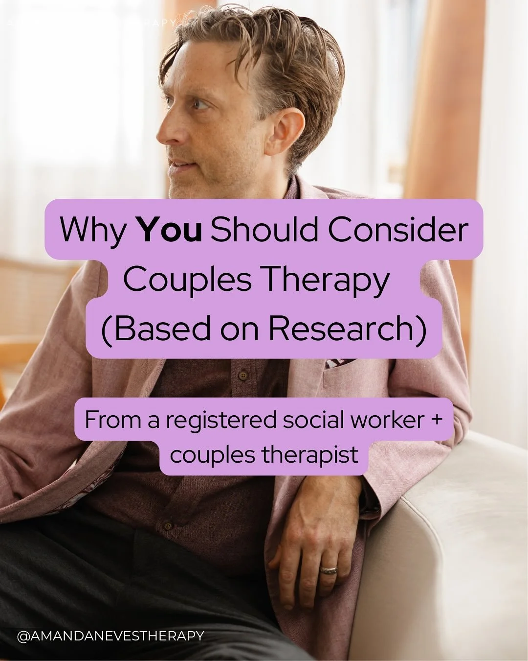 💬 Even the strongest relationships face challenges: from communication struggles to emotional distance, conflict, or life transitions. Couples therapy isn&rsquo;t just for crisis; it&rsquo;s a chance to grow closer, communicate better, and navigate 