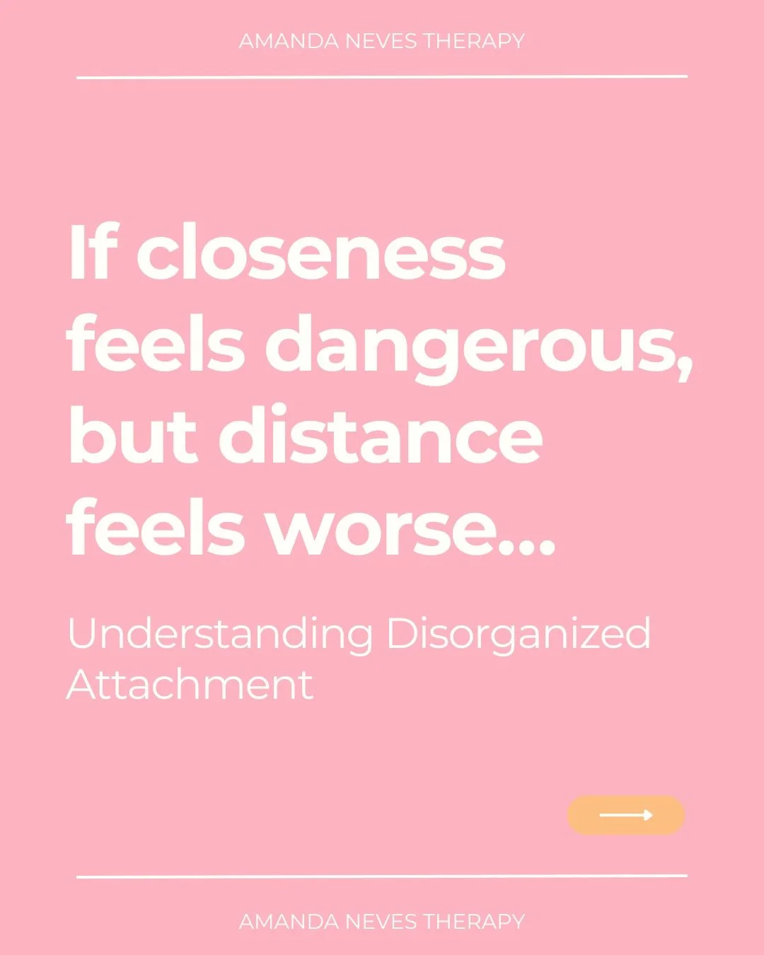 Over the years in the clinic, I&rsquo;ve noticed a pattern in some of the people I work with. They want closeness, but the moment someone gets emotionally near, their body tenses. They might reach out one day and pull away the next, not because they 