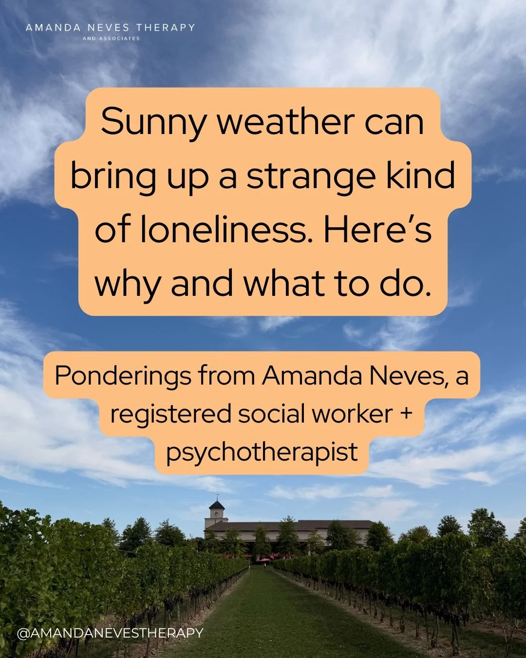 There can be a strange pressure this time of year to feel lighter, happier, more social, more present.

For some people, summer brings more ease and connection. For others, it brings up loneliness, comparison, emotional exhaustion, or the uncomfortab