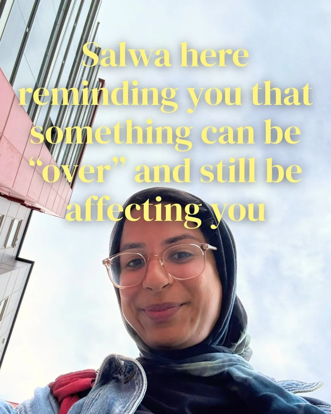 Hard truth: something can be over and still be affecting you.

Have you ever wondered why a past experience still affects you, even when you understand what happened and know you&rsquo;re no longer in that situation?

Sometimes, difficult experiences