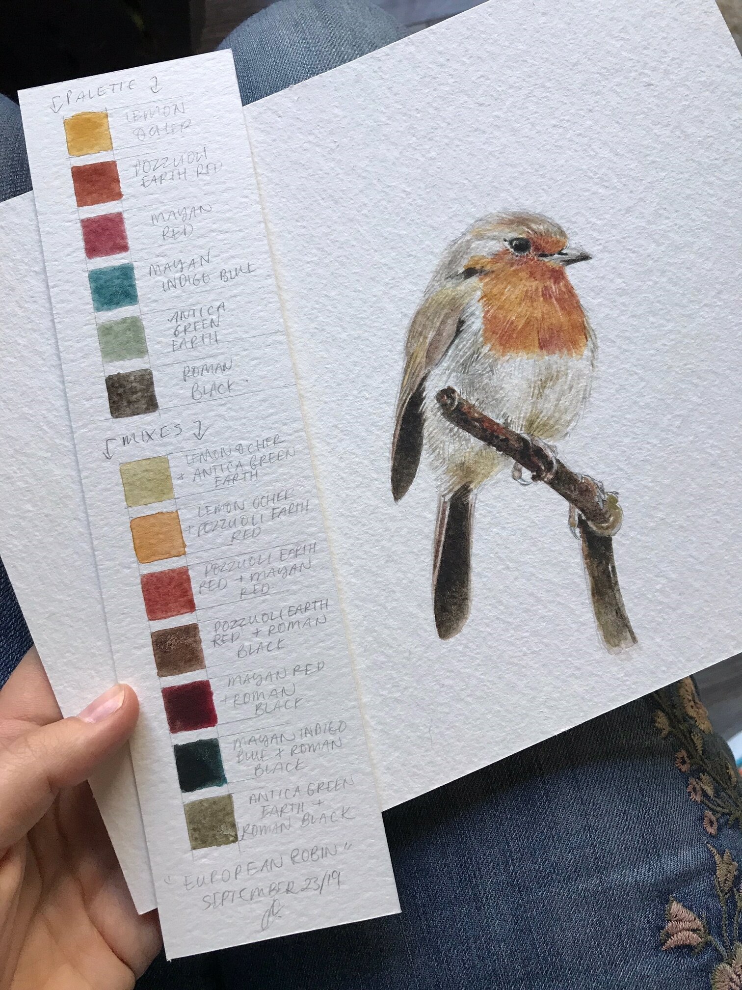 Intermediate Watercolour - Birds (August 11th, 2022)