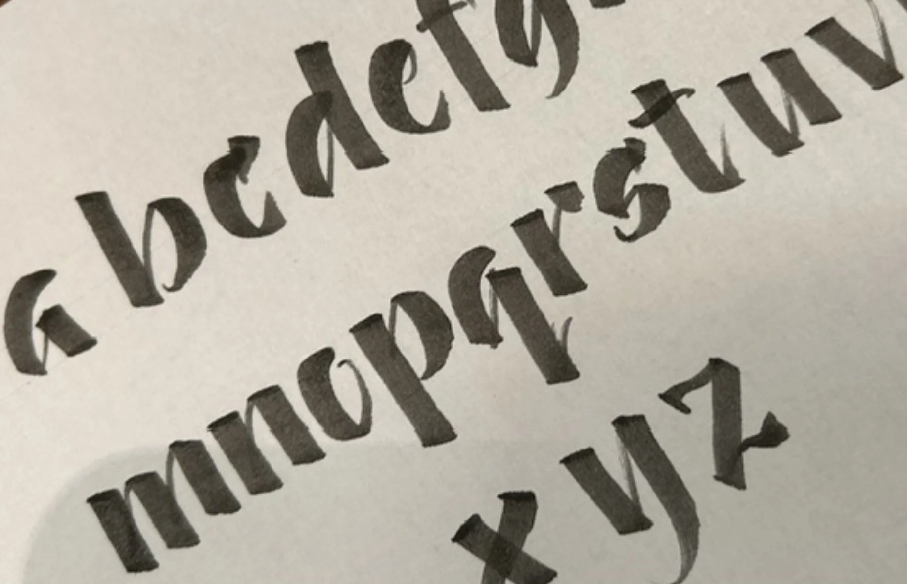 Introduction to Brush Lettering Calligraphy (August 6, 13, and 20, 2026)