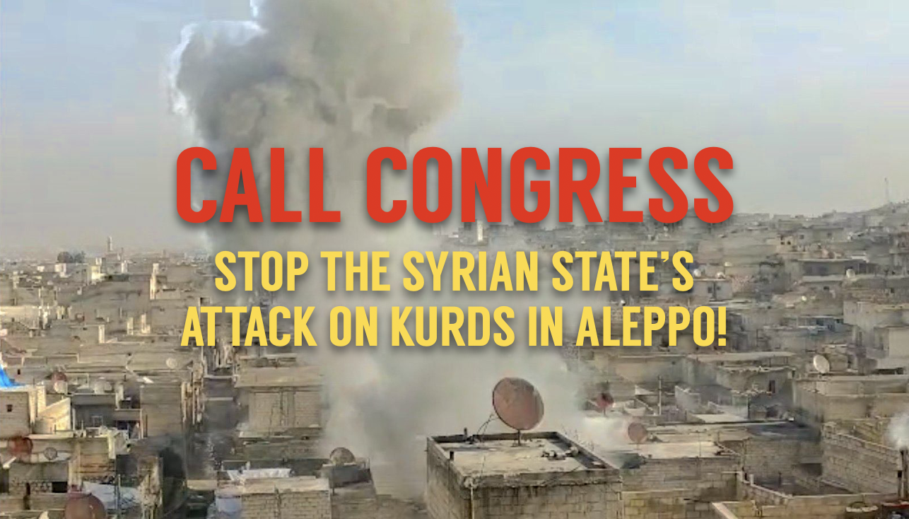 Call In Campaign: Tell Congress to Take Action in Support of Syrian Kurds!