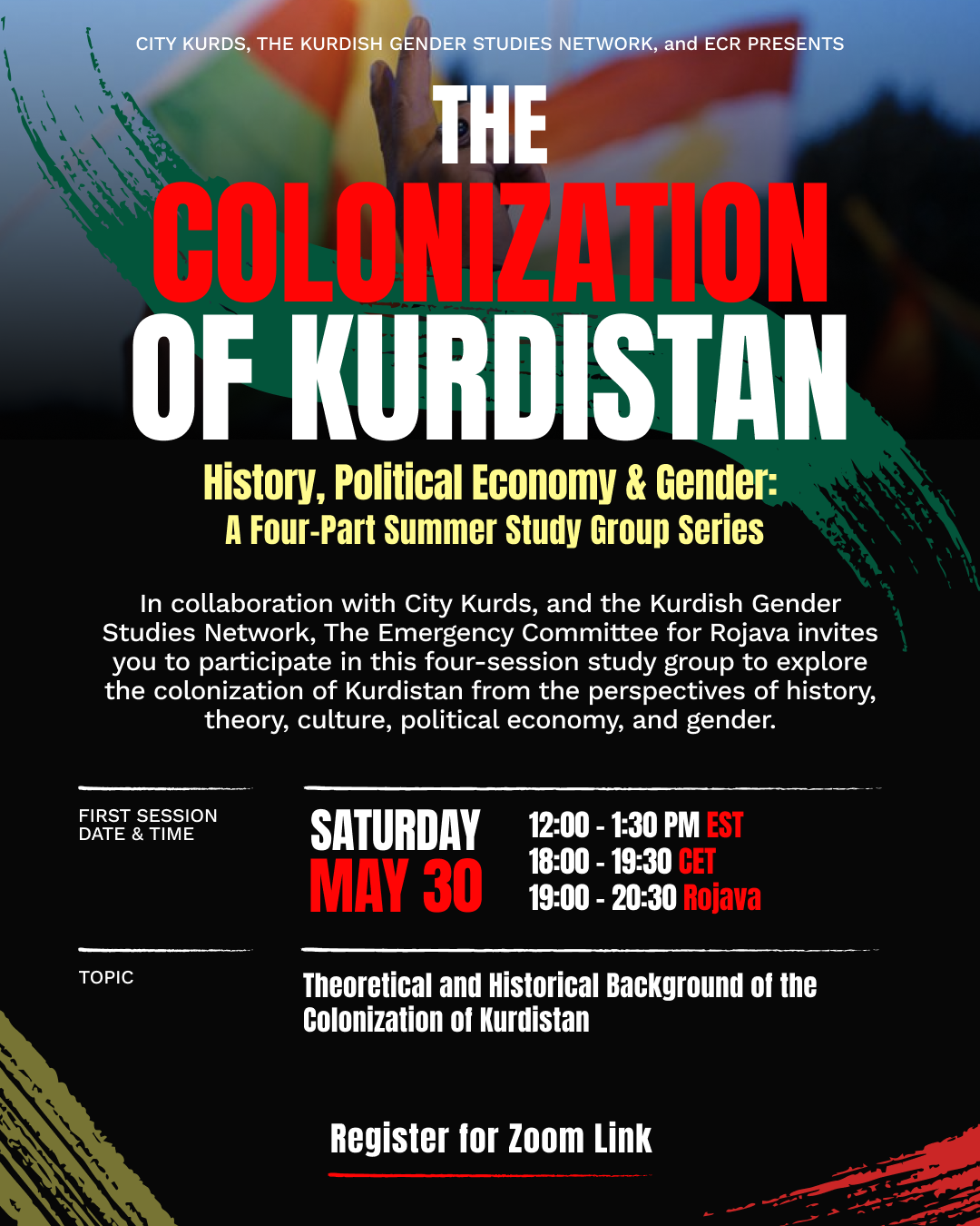 Summer Study Series (May Session): Theoretical and Historical Background of the Colonization of Kurdistan