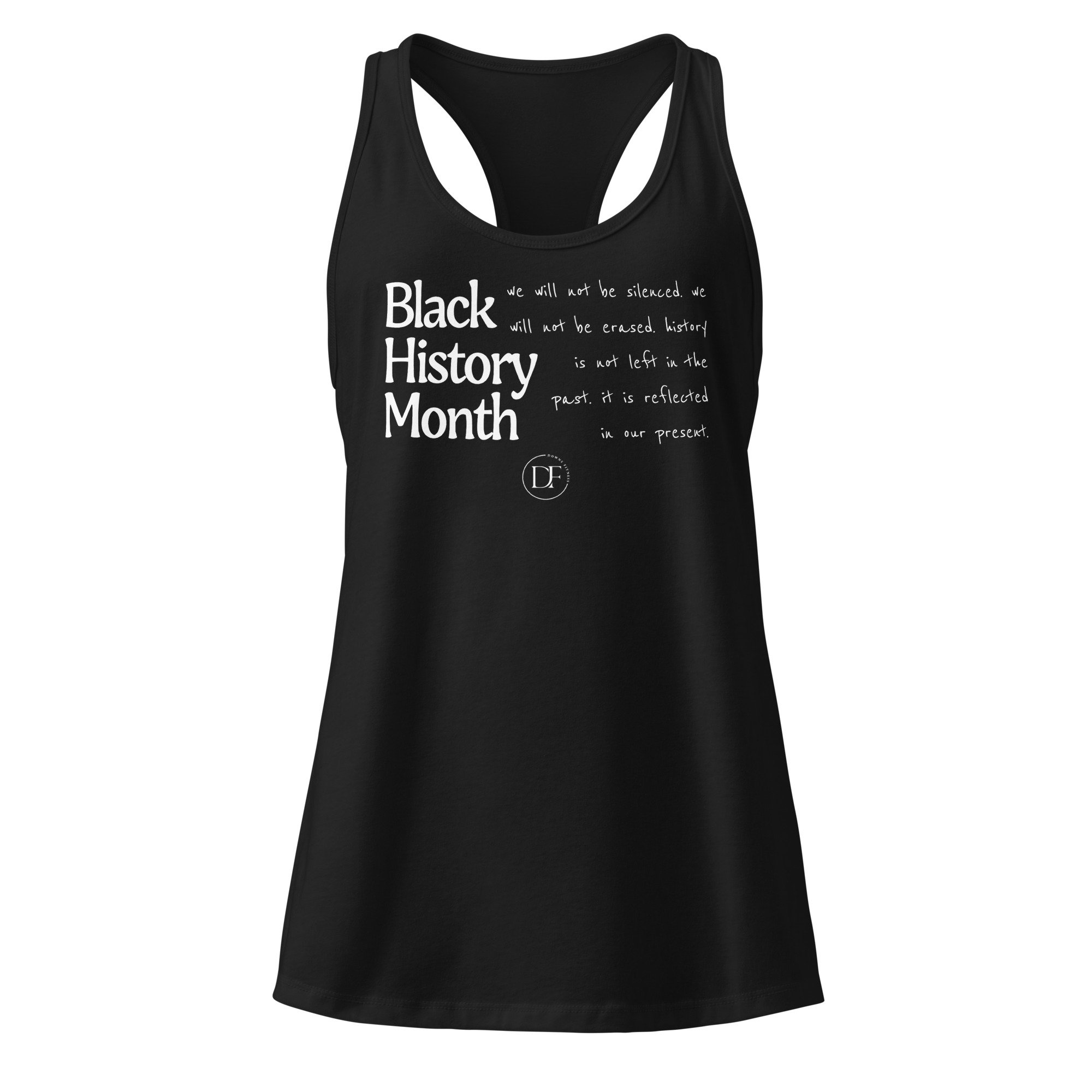 DF Black History Month 2026 | Women’s racerback tank