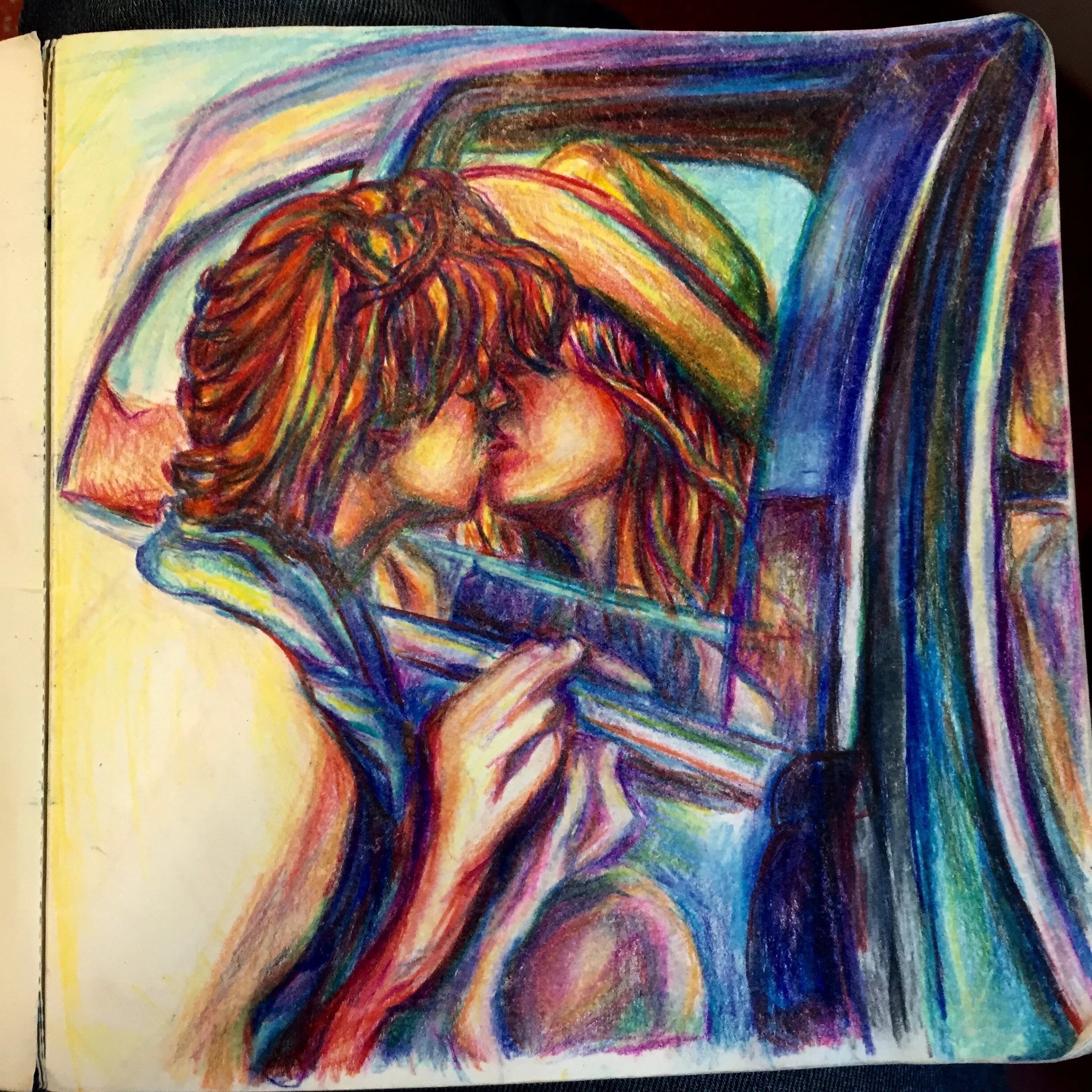  Color pencils on paper, 2015 