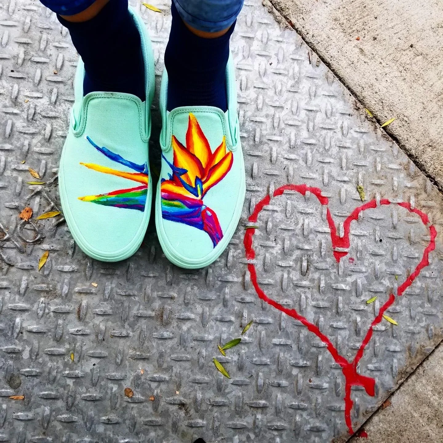 Bird of paradise vans