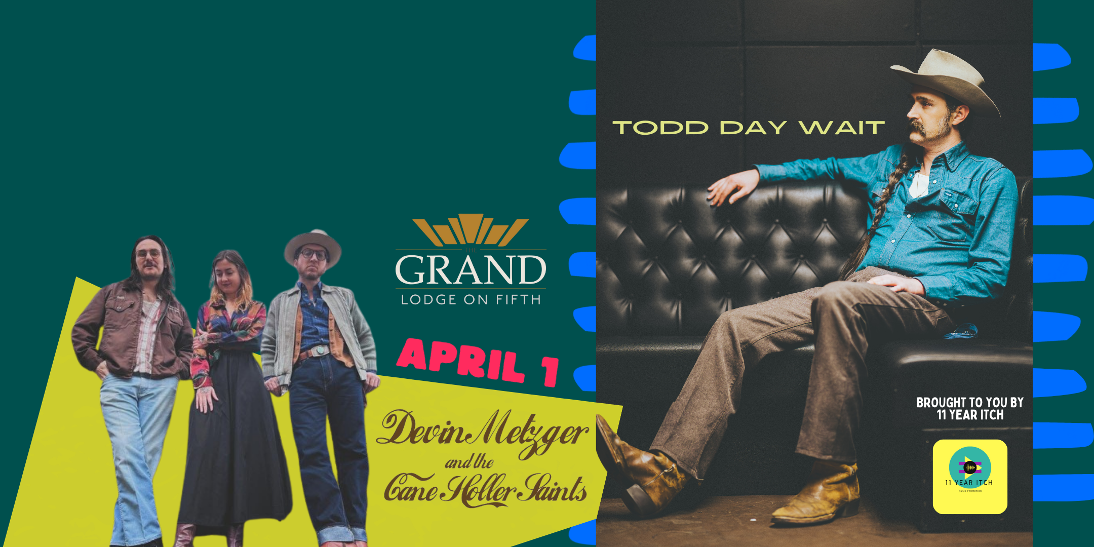 Todd Day Wait w/ Devin Metzger and the Cane Holler Saints