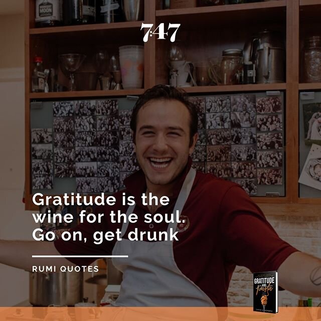 A glass of gratitude per day keeps the demons away ❤️ Not that I&rsquo;m encouraging the consumption of alcoholic beverages, but boy oh boy is gratitude one of the best social lubricants on the planet.

Drink it in, share it with your neighbors, and 