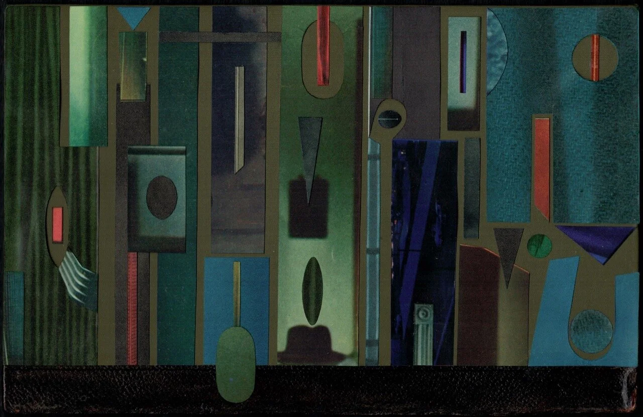 2020 - Handcut vintage paper collage:   momentum’s nursery…