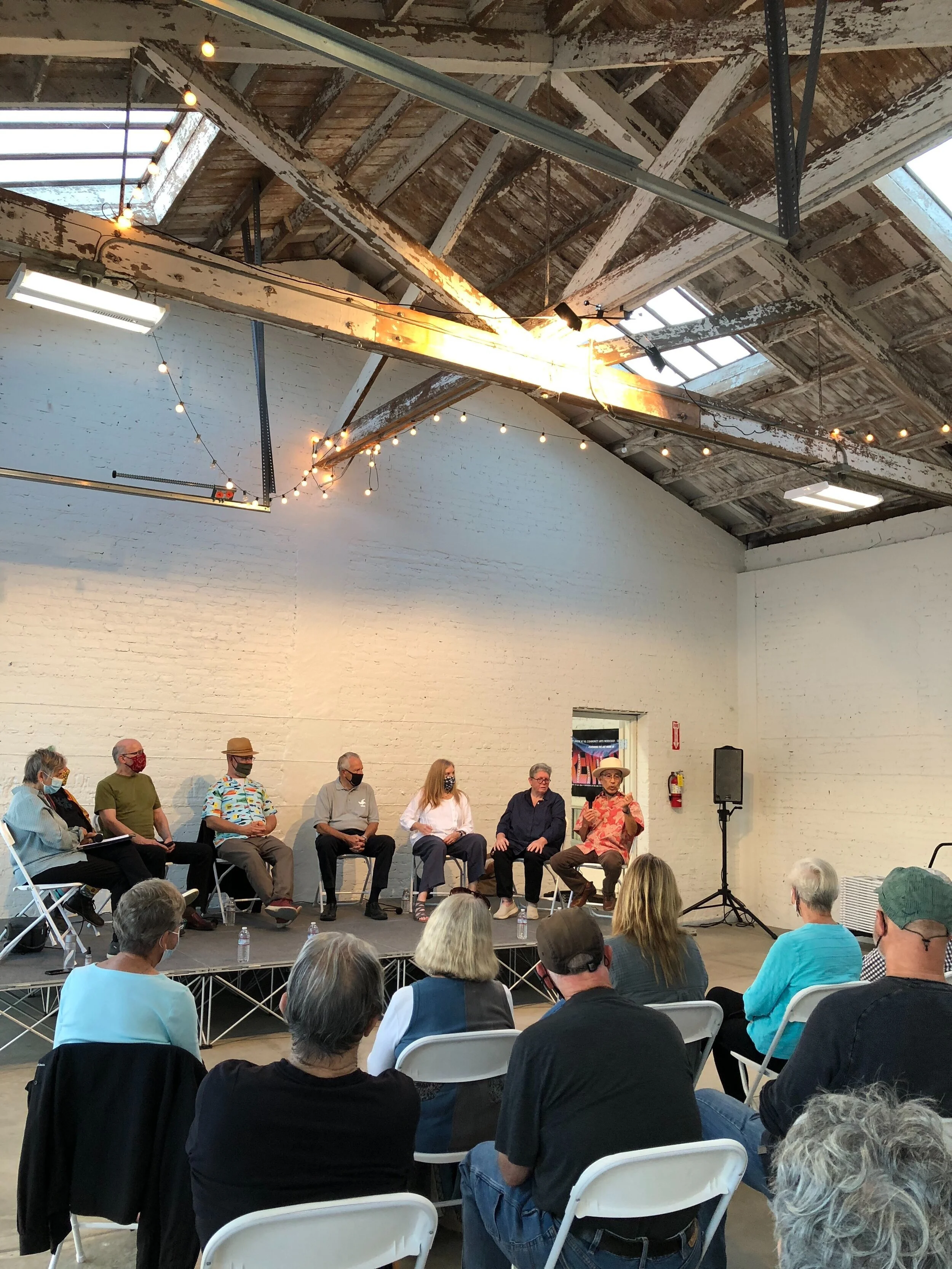 Artists’ Talk with moderator Ginny Brush, Executive Director of Santa Barbara County Arts Commission