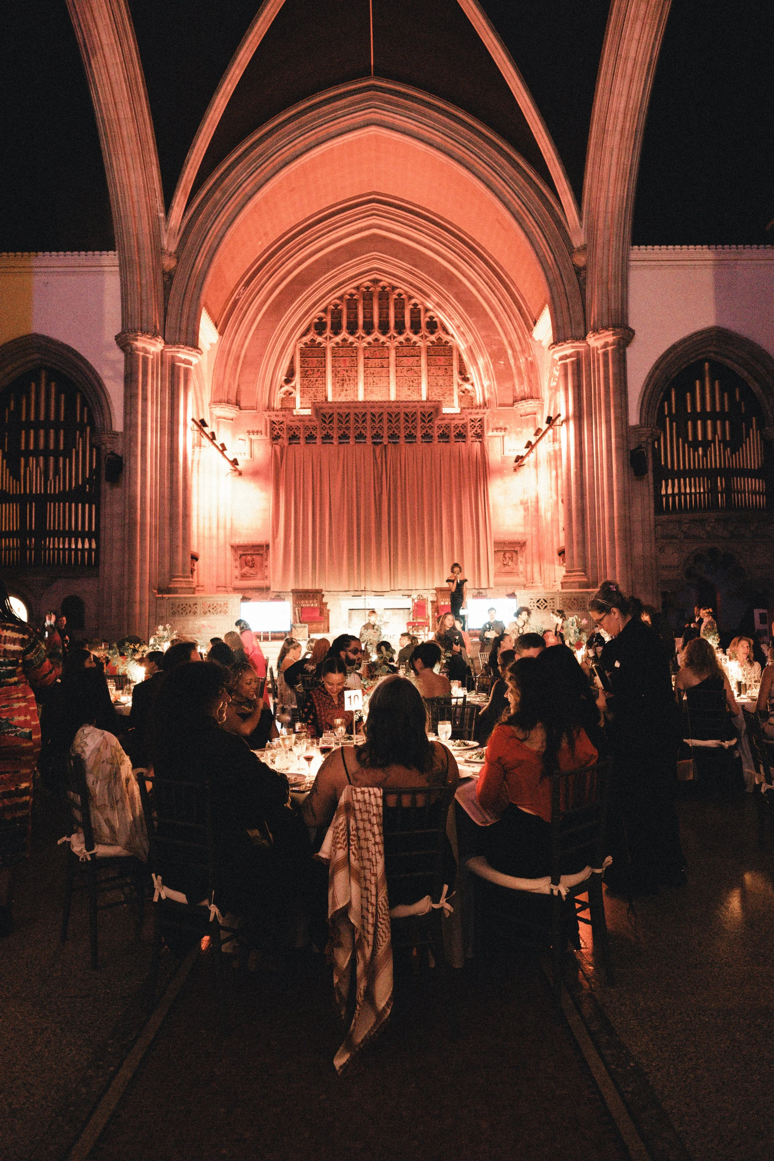 sustainable NYC gala catering in beautiful park-side venue