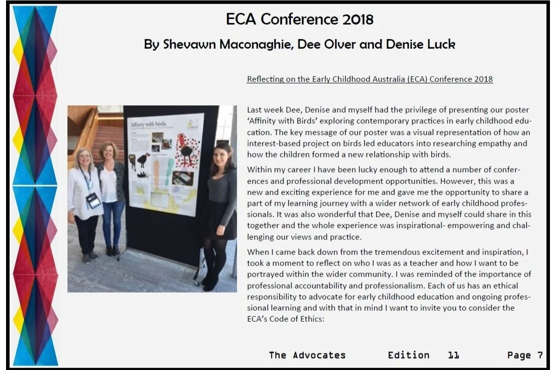 ECA 2018 Reflection 1