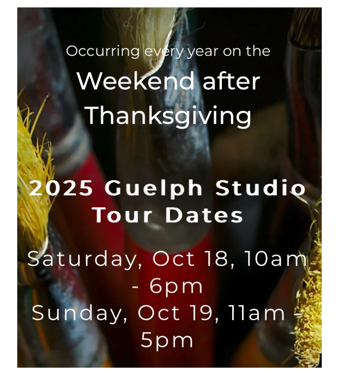 GUELPH STUDIO TOUR 2025