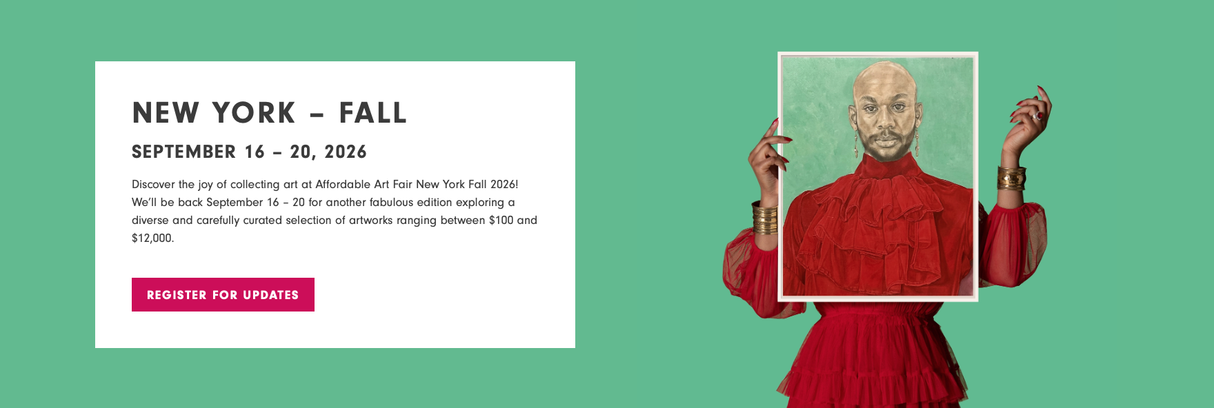 AFFORDABLE ART FAIR NEW YORK - FALL 2026