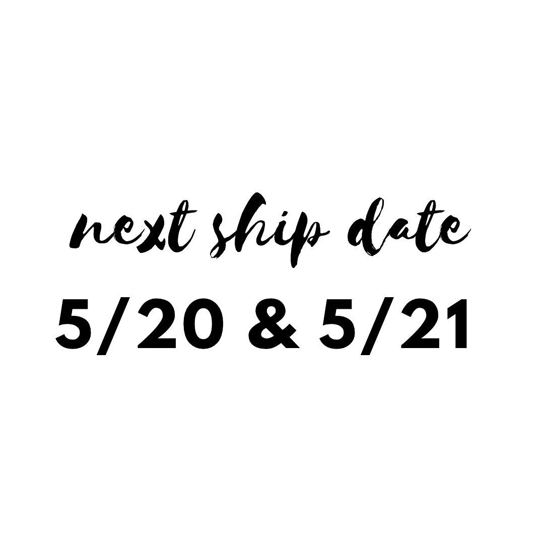 THANK YOU FOR YOUR PATIENCE! So many life transitions at one time! Next batch of orders will be shipped out this weekend (w/ a free gift)! 💜