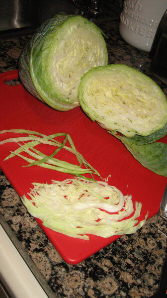   Fresh Cabbage Garnish  