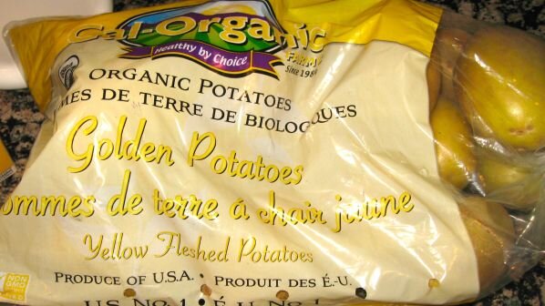   Cal-Organics golden potato variety  